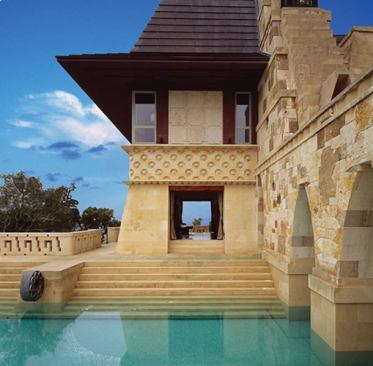 As in many Escobedo projects, all of the masonry in Mayan House is dry-laid, with no mortar.

Architect: Paul Lamb Architects, Austin, Texas

