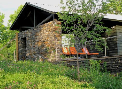 Owens Pool House, Worthington, Mass.                               