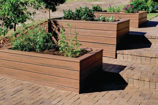 Well Contained Planter boxes make for a prettier backyard and provide a sunny spot to grow vegetables or cut flowers.