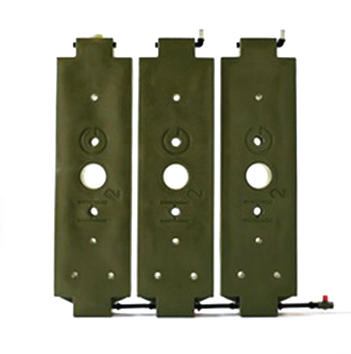 Water Hog Water conservation in the home is aided by the modular rainwater storage system from Rainwater HOG. Adaptable to a variety of situations, each 50-gallon tank has a slim profile and can be installed horizontally or vertically. Flexible enough to be stored at each downspout, two of the tanks sit just outside the kitchen. www.rainwaterhog.com.