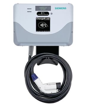 Fully Charged A house this smart needs electric and energy management systems just as intelligent. This is why it possesses an assortment of products from Siemens. Thermal magnetic breakers provide on/off switching, over-current protection, and short-circuit protection. It also includes an electric vehicle charging station that uses a simple on/off indicator with no complex wiring or configuration requirements. www.usa.siemens.com.