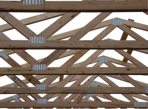 Stock Up A house is only as strong as the elements behind the walls, so the project team turned to Stock Building Supply for all the structural lumber, roof trusses, and interior wall framing. The building materials and solutions company distributes all the major brands of structural systems. www.stockbuildingsupply.com.
