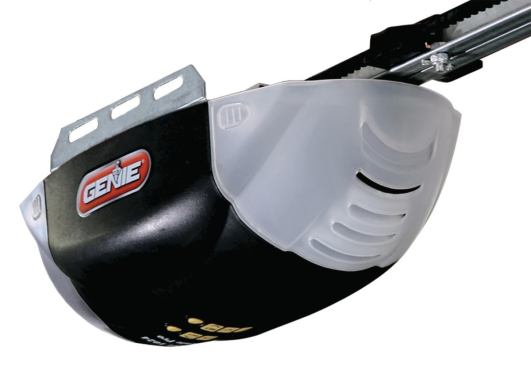 Open Sesame A Wayne Dalton Genie ReliaG 800 opener powers the garage door. Its belt-driven 1/2-horsepower DC motor offers soft start and stop, quiet, smooth operation, and enough power to lift doors weighing up to 500 pounds. A wall console and a three-button remote are included. www.wayne-dalton.com.