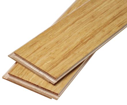 Click It Though technically a grass, bamboo is usually associated with wood flooring. This CaliClick engineered product is made from a fossilized strand-woven manufacturing process that yields a low-maintenance surface. It also has an optimized engineered base that is designed to be floated and snapped together without nails or glue. It comes in three colors: natural, marbled, and java. Cali Bamboo. 888-788-2254. www.calibamboo.com.