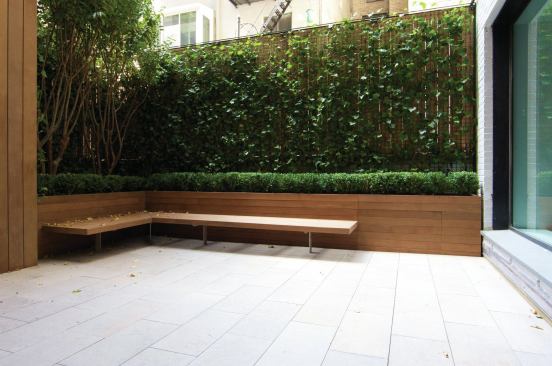 Bringing a derelict backyard back to life created peaceful and private outdoor space, a New York City rarity.  
