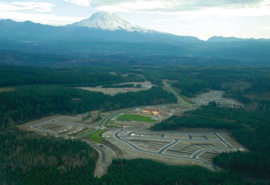 Rainier's Shadow The first homesites in Cascadia, a 4,000-acre Seattle-area development, were in place when Newland bought the picturesque project with its partner North America Sekisui.