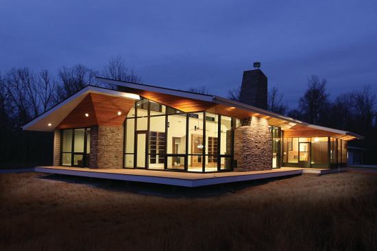 AB Highway Residence, West Plains, Mo. Architect: Core10 Architecture, St. Louis Builder: Feller Construction, West Plains