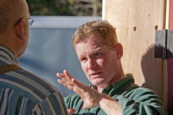 Bill Stratton, pictured, teamed with architect Dennis Wedlick and other collaborators to create a residence that should end up as one of the first certified Passive Houses in New York state.

