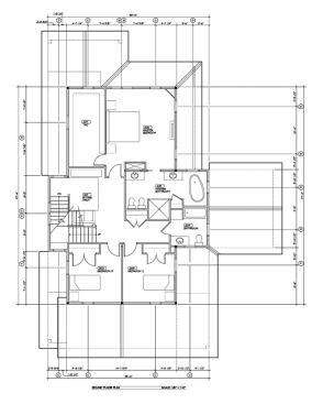 Second-floor floor plan