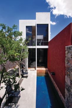 The CASA building, built with local materials and labor, supports a variety of uses.