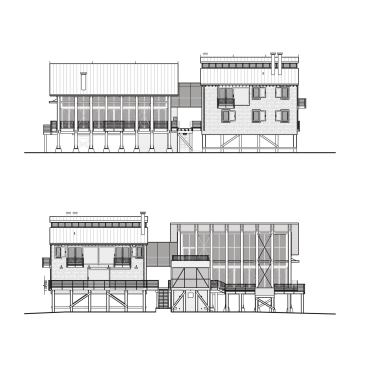 Elevation drawings of the project.