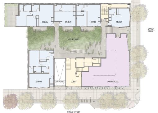 The ground floor plan of Wavehouse.