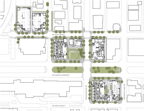 2013 RADA / Campus Housing / Grand Award: University of Washington West Campus Housing, Phase One, Seattle / Mahlum