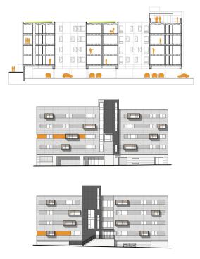 2013 RADA / Multifamily / Merit Award: The Modules, Philadelphia / Interface Studio Architects

