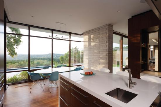 The open plan kitchen won a grand award in this year’s 2012 Watermark Awards.