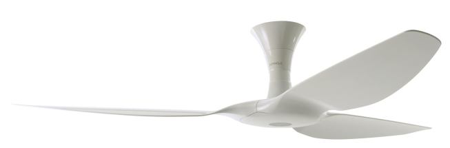 Tired of the same old traditional ceiling fans? Haiku offers slender lines and a minimal but elegant form. It comes in caramel or cocoa bamboo, or white or black matrix composites. Big Ass Fans. 855-694-2458. 
www.haikufan.com. 