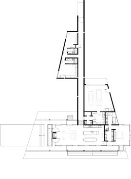 The house's floor plan.