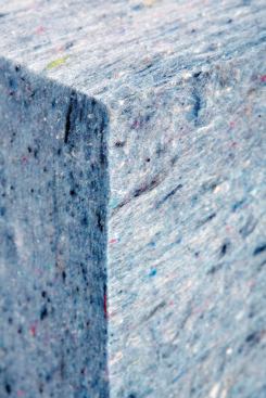 Applegate Insulation Systems’ Cotton Armor contains at least 85% recycled content. In double-wall constructions, the cotton insulation batt has an STC rating between 57 and 62. mrinsulate.net