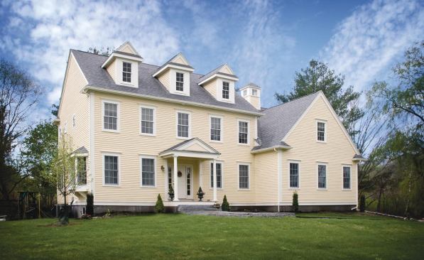 The company teamed with architect Peter Karb and HPA Design on this stick-built custom home in Manchester-by-the-Sea, Mass.