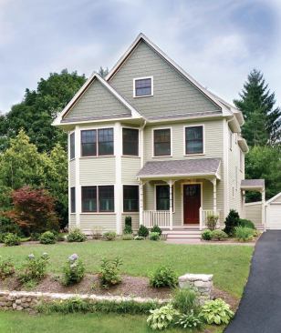 Russell Busa's father, Frank Busa, designed a Sterling modular custom home in Wellesley, Mass.