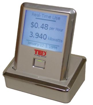 TED 5000-C is a simple and accurate home energy monitor that allows homeowners to see electricity usage in real time. The system has a sensitivity of 1 watt so it’s very accurate, and it’s easy to install and use. It comes with all the components necessary to monitor total energy usage. Energy Inc. 800-959-5833. www.theenergydetective.com.