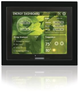 Part of the company’s Energy Management Solution, this touchscreen energy dashboard quantifies specific energy usage and enables custom strategies to produce direct savings. It can be programmed with local power costs, so homeowners can instantly view the exact amount of money they are saving. Vantage. 800-555-9891. www.vantagecontrols.com.