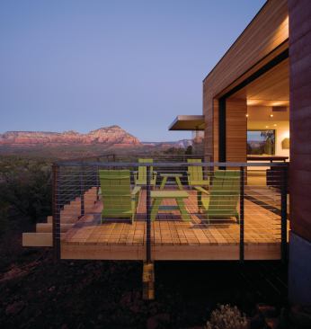 A LEED-certified design/build project, The Perch reflects The Construction Zone’s affinity for local materials used in their most basic form. Architect: The Construction Zone, Phoenix