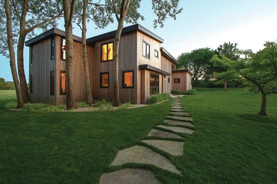 Modern Green Home designed and built this whole-house renovation in Sagaponack, N.Y.