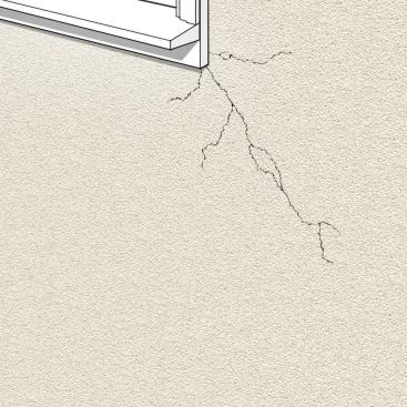 Cement shrinkage can lead to fine surface cracking in the color coat of a traditional stucco exterior. The cracks aren’t a structural or weather-resistance problem—just a visual imperfection—but it’s best to minimize them.