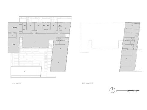 The plan creates open spaces that blend seamlessly with the exterior.