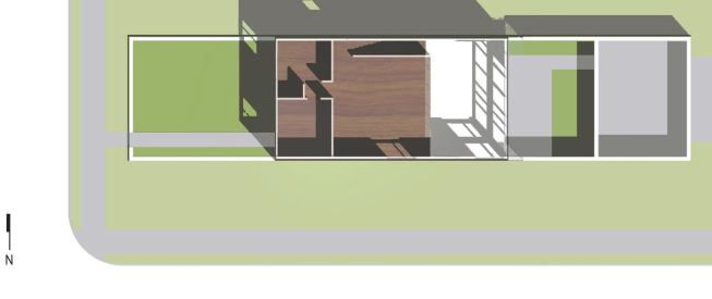 The home's site plan.