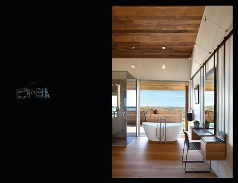 The master bath capitalizes on the view.