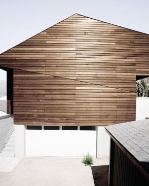 Rainscreen siding provides passive cooling.