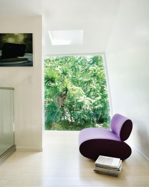 Green features include bamboo flooring and sustainably harvested lumber.