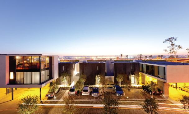 2012 RADA Project of the Year The Charmer, San Diego  Jonathan Segal, FAIA, San Diego   The Charmer, a 19-unit rental housing development in San Diego, looks to historic California courtyard communities as a model.