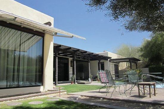 The original master bedroom (right) didn't have a great connection to the outdoors.