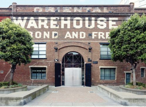 Dating from the 1860s, this brick industrial building was originally the warehouse for a steamship company in the Asia trade. 