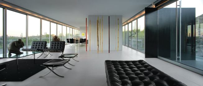  The house was desgined by architect Michael P. Johnson and built by 180 Degrees.