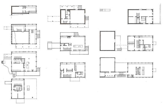 The Clure Project’s floor plans.