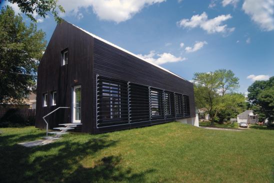 Prescott Passive House's super-insulated, extremely airtight building envelope helped it achieve Passive House certification.