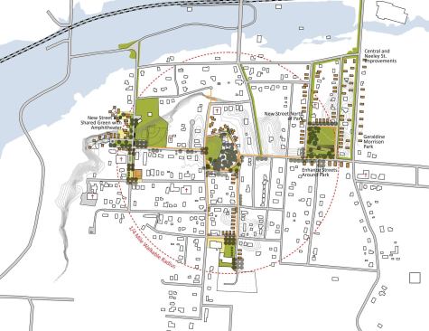 The Neighborhood Vision Plan focuses redevelopment in key locations in an effort to catalyze individual investment throughout the neighborhood.


