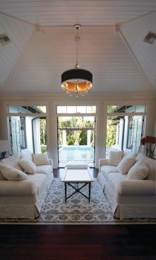 A Little Luxury The first jewel box by Perrone Construction is modest in size, but rich in its attention to detail. The craftsmanship rivals that seen in the builder's larger estate homes.