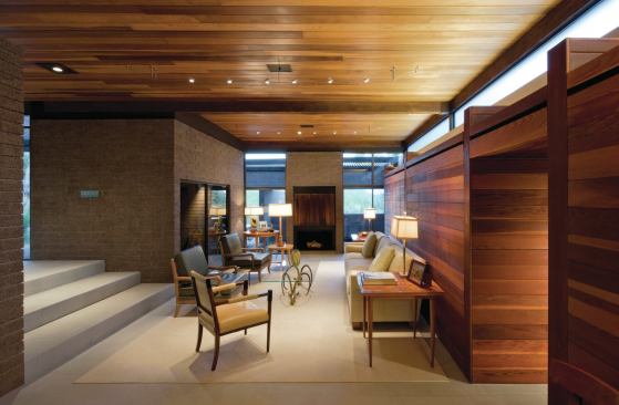 Trahan and his staff from 180 Degrees provided design and construction services for this interior renovation project. 