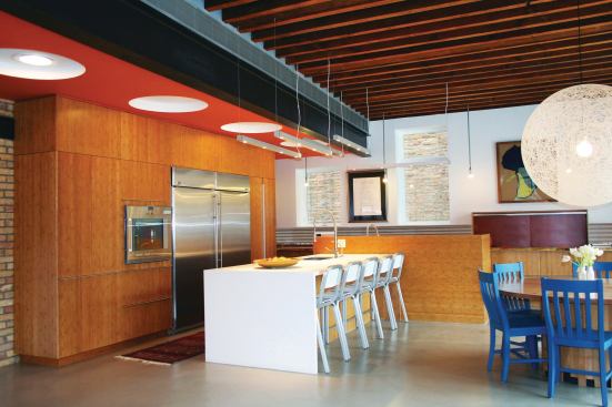 Green Kitchen in a Reborn Schoolhouse
Chicago