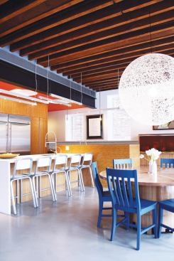 Green Kitchen in a Reborn Schoolhouse
Chicago