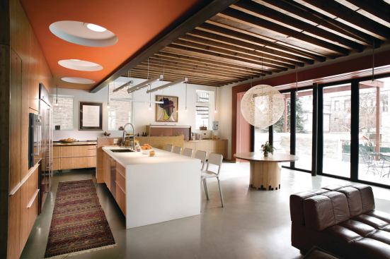 Green Kitchen in a Reborn Schoolhouse
Chicago
