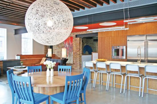 Green Kitchen in a Reborn Schoolhouse
Chicago