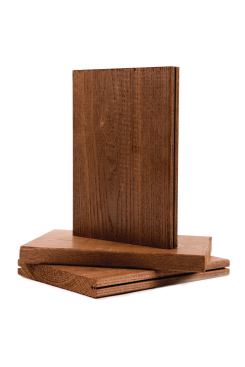 Change Up Thermory Wood has undergone a treatment using 20-year-old European technology. Instead of chemicals, the system puts American ash under intense heat and steam, which results in planks with a higher dimensional stability and lower equilibrium moisture content compared with conventional decking, says the company. It’s available in random lengths from 6 feet, 10 inches ?to 11 feet, 10 inches. Thermory Wood. 949-515-9501. www.thermoryusa.com. Circle No. 10.


