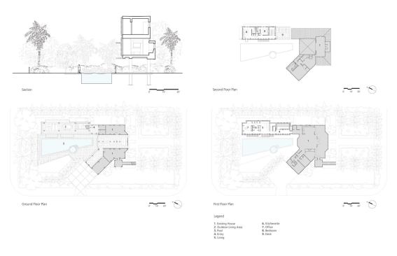Site and floor plans.