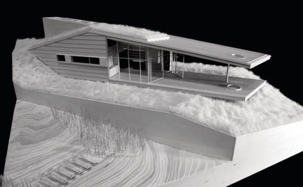 Green roofs are planted with local switchgrass.